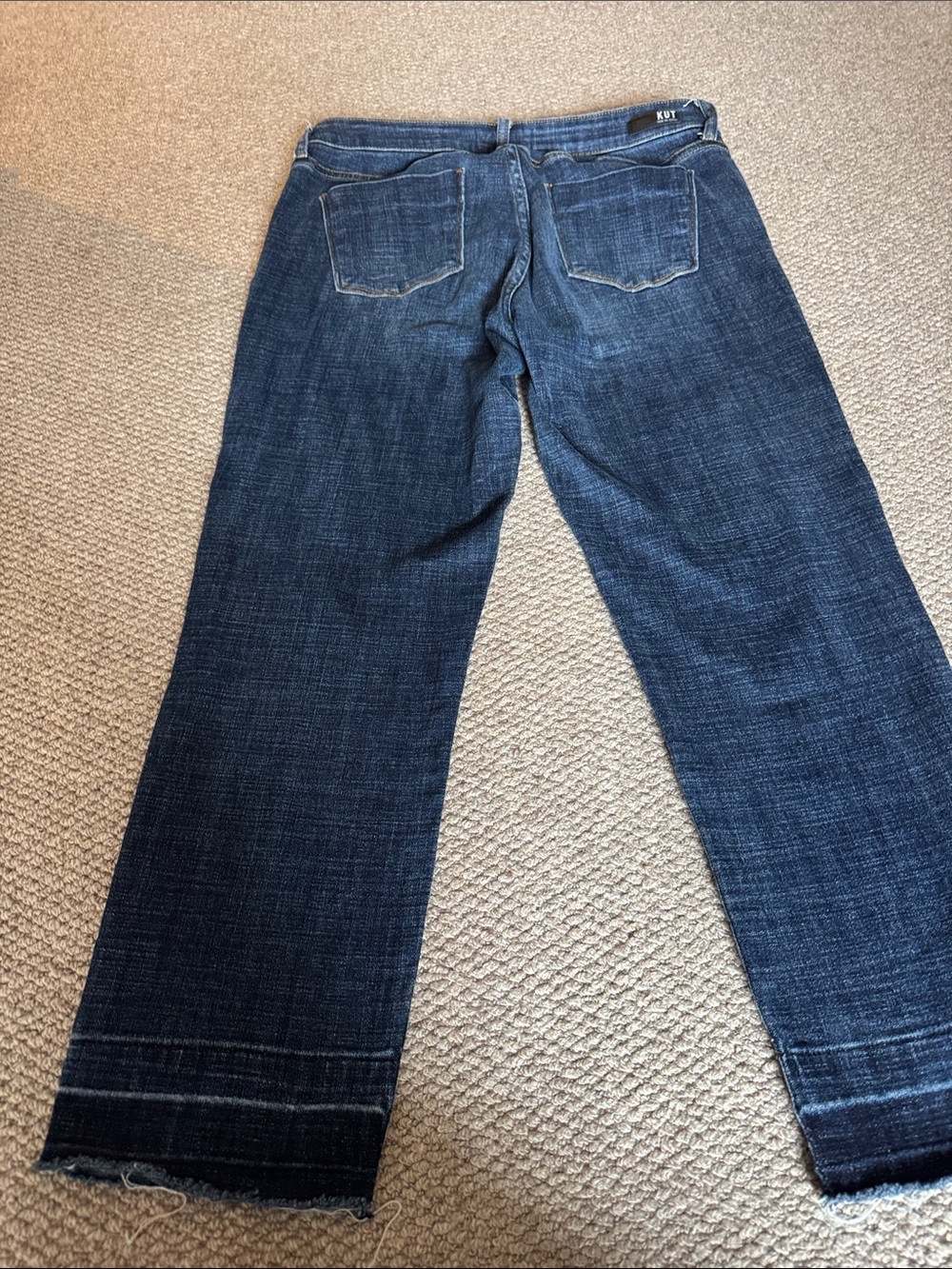 Kut from the Kloth Medium Blue Straight Leg Jeans - Picture 5 of 11